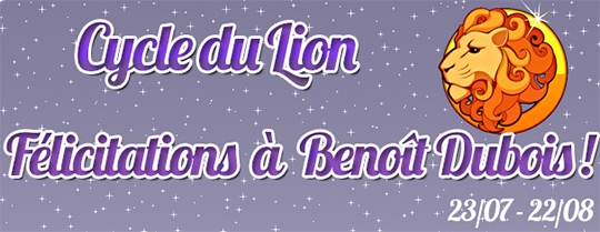 gagnant cycle du Lion 2019