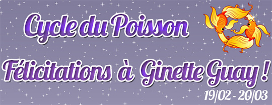 gagnant cycle du Poisson 2022