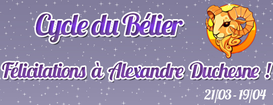 gagnant cycle du Bélier 2024