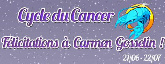 gagnant cycle du Cancer 2024