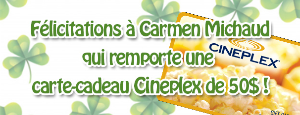 gagnant Décembre carte de la chance 2024