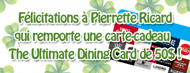 gagnant septembre carte de la chance 2021
